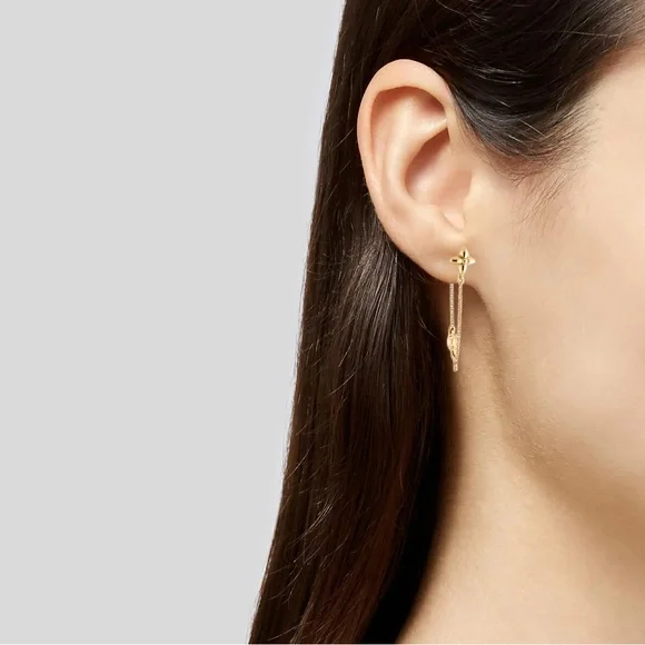 Louis Vuitton Petit Louis Earrings - Picture 9 of 11